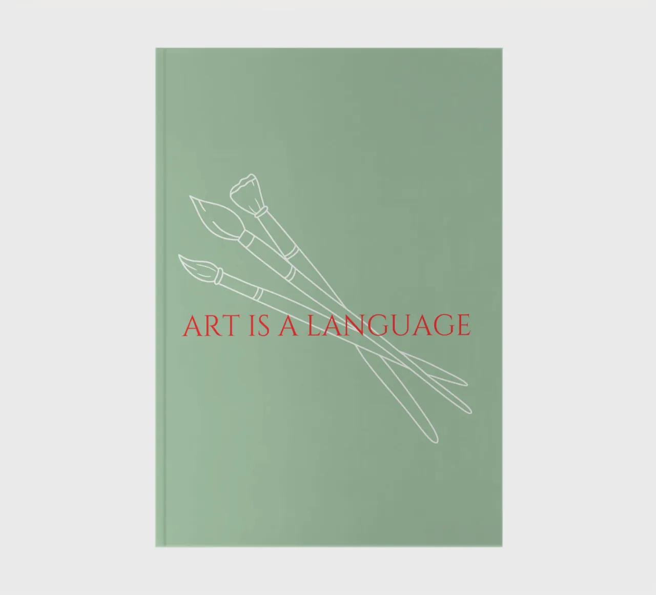 Art is a Language 2 Notizbuch von Headless Monkeys