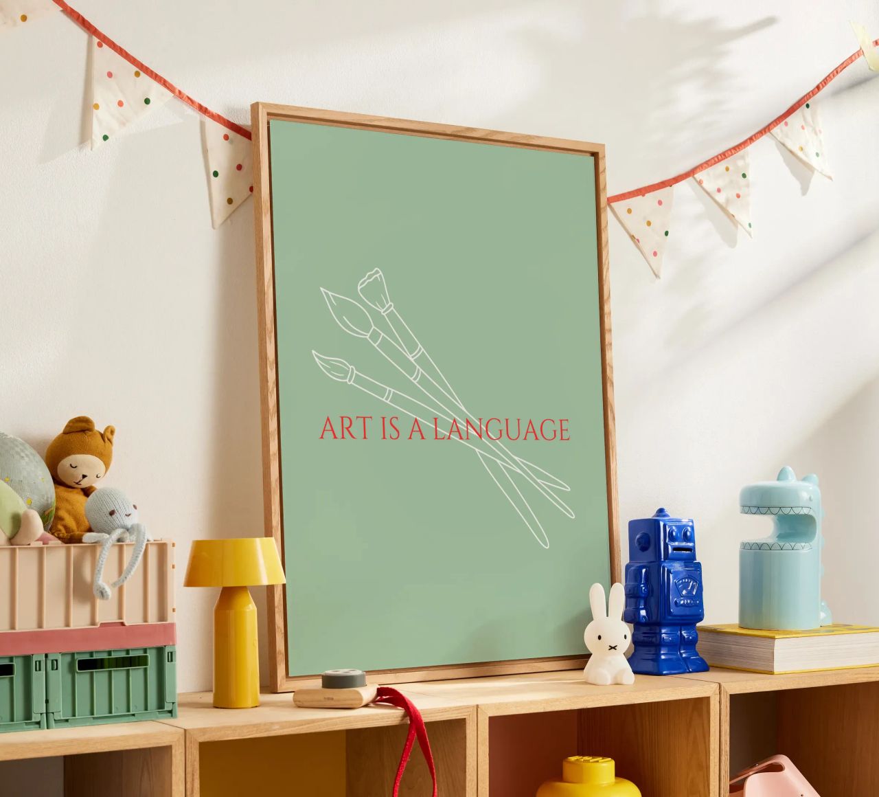 Art is a Language 2 plexiglass da Headless Monkeys