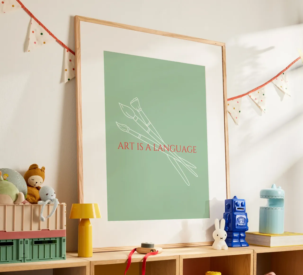 Art is a Language 2 poster da Headless Monkeys