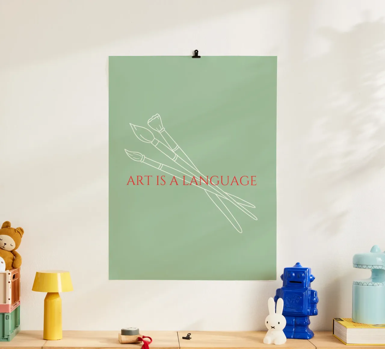 Art is a Language 2 poster da Headless Monkeys