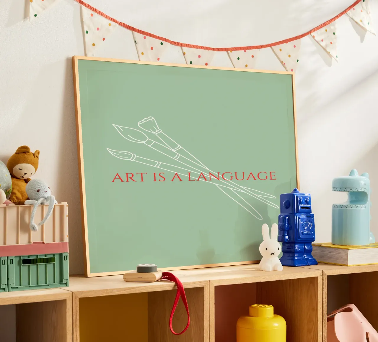 Art is a Language 2 poster da Headless Monkeys