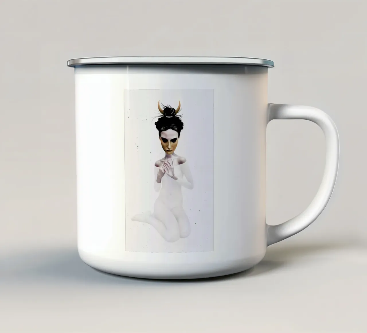 Even Though You Tried tazza in smalto da Ruben Ireland