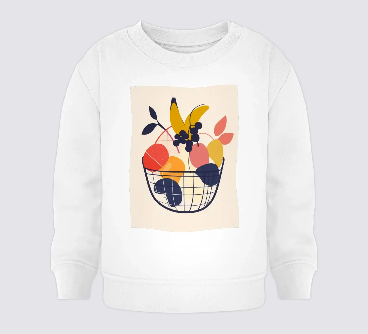 Moderna explosión afrutada sudadera de bebé de Pop and Fruits - Affiches & posters