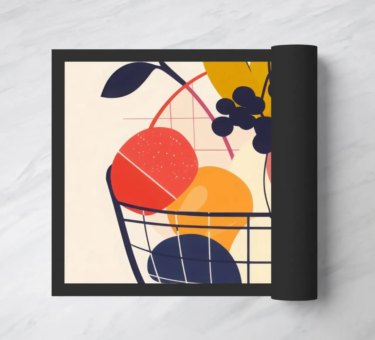 Esplosione fruttata moderna zerbino da Pop and Fruits - Affiches & posters