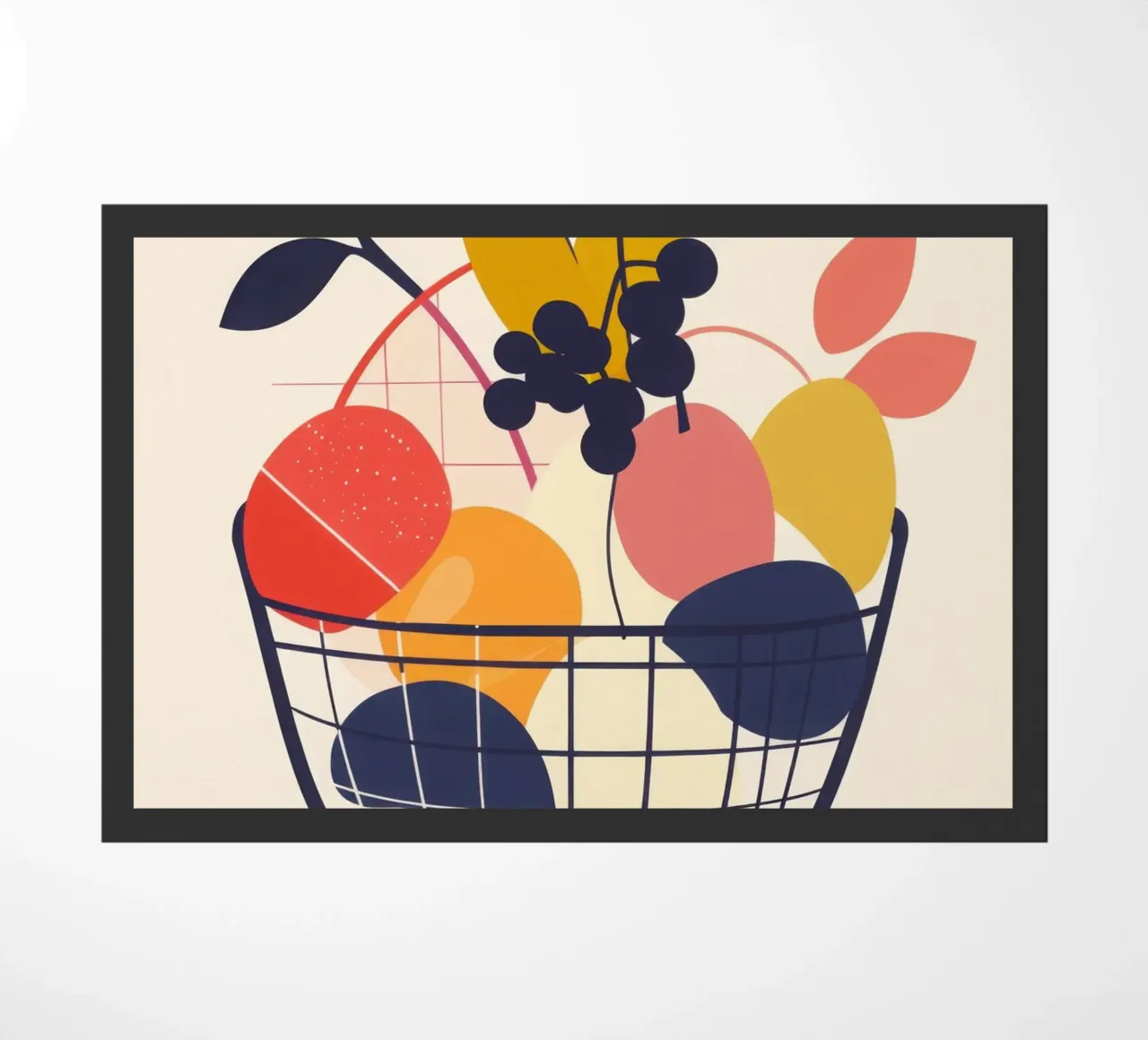 Esplosione fruttata moderna zerbino da Pop and Fruits - Affiches & posters
