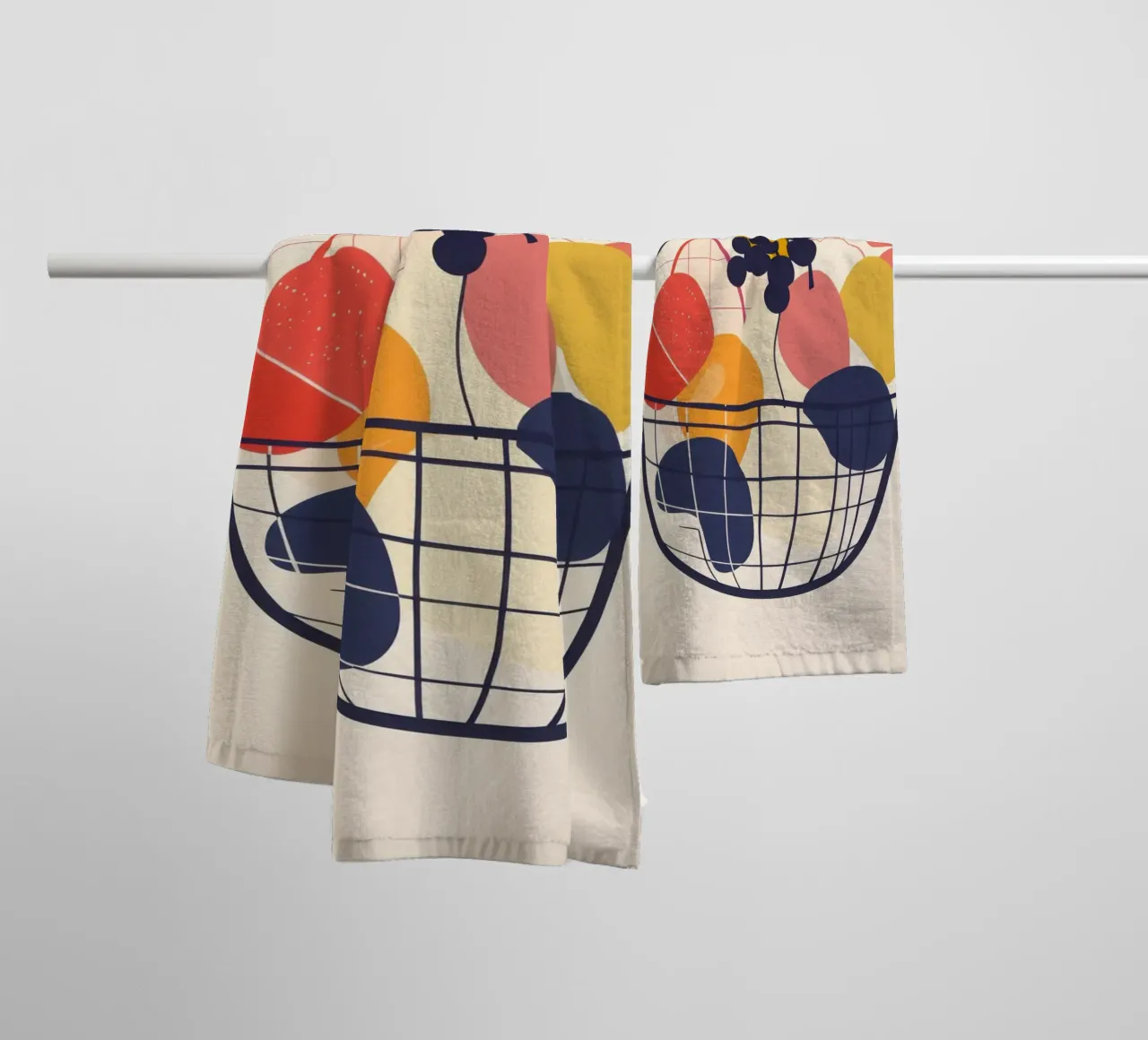 Moderna explosión afrutada toalla de baño de Pop and Fruits - Affiches & posters