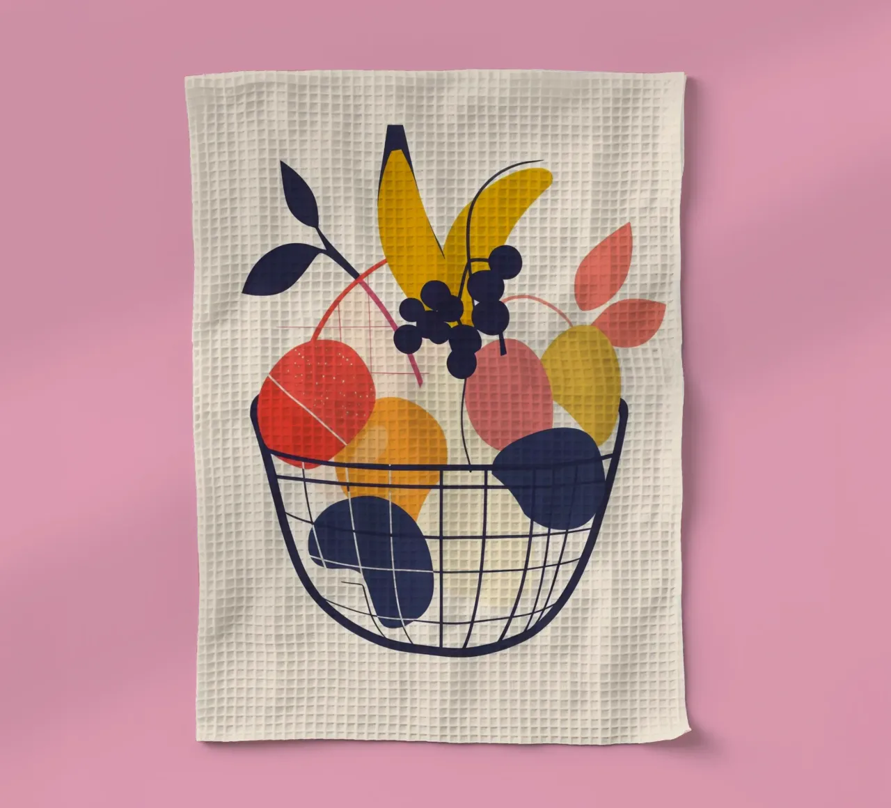 Explosion fruitée moderne torchon de Pop and Fruits - Affiches & posters
