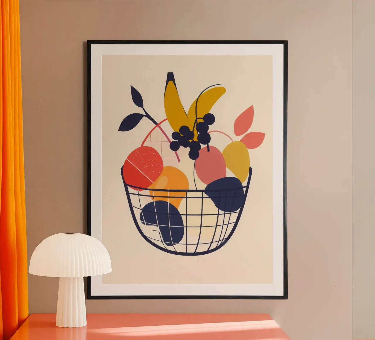 Modern fruity explosion poster by Pop and Fruits - Affiches & posters