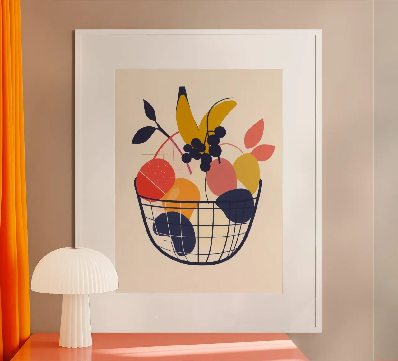 Modern fruity explosion poster by Pop and Fruits - Affiches & posters