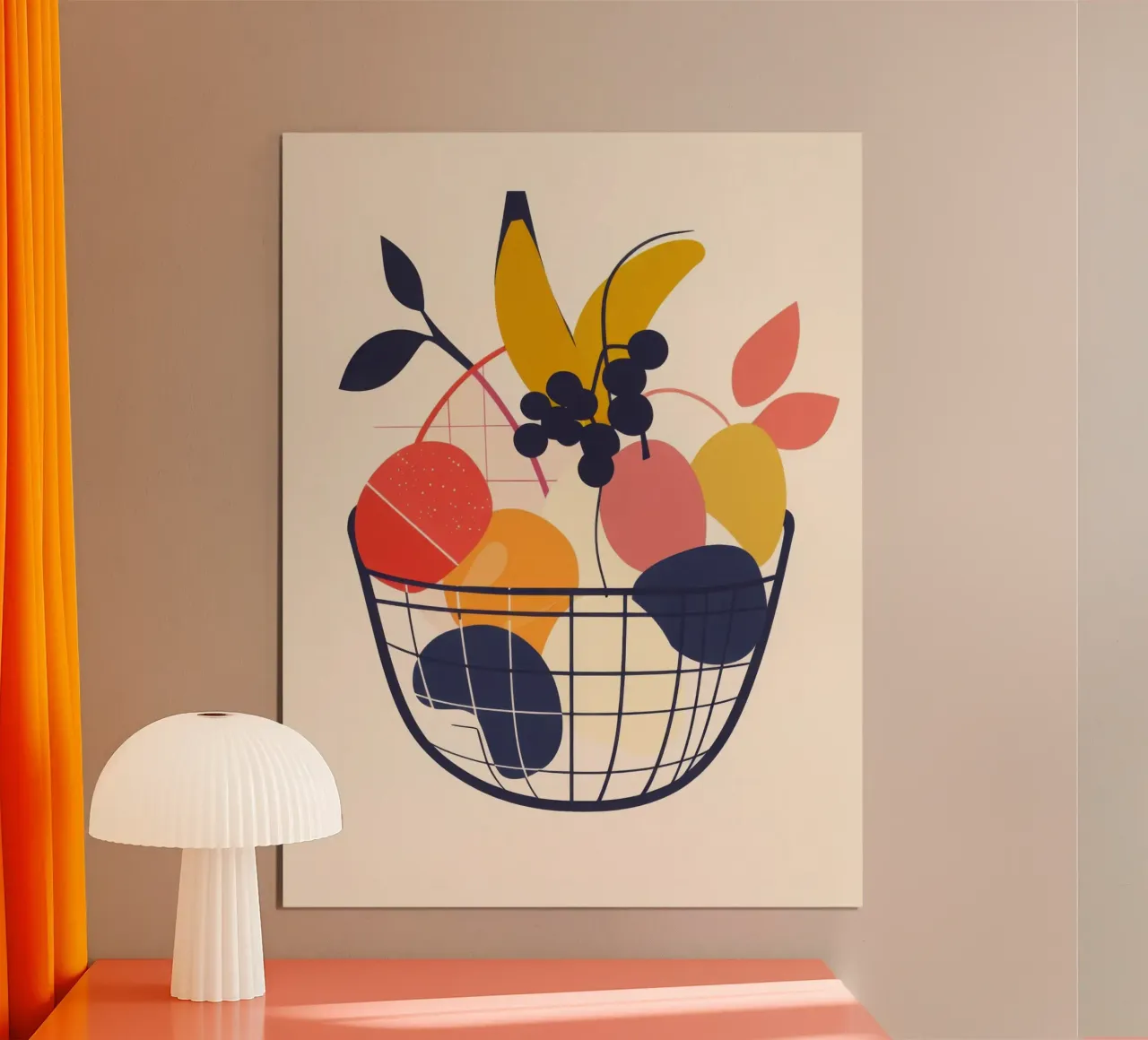 Modern fruity explosion poster by Pop and Fruits - Affiches & posters