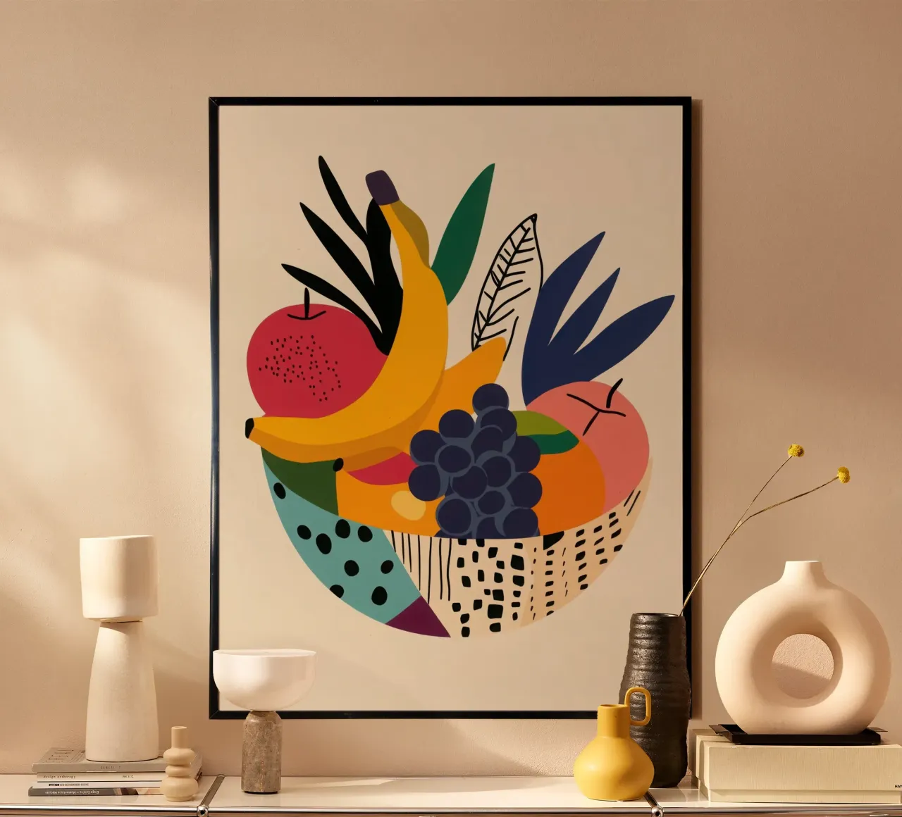 Tropical energy and graphics poster by Pop and Fruits - Affiches & posters