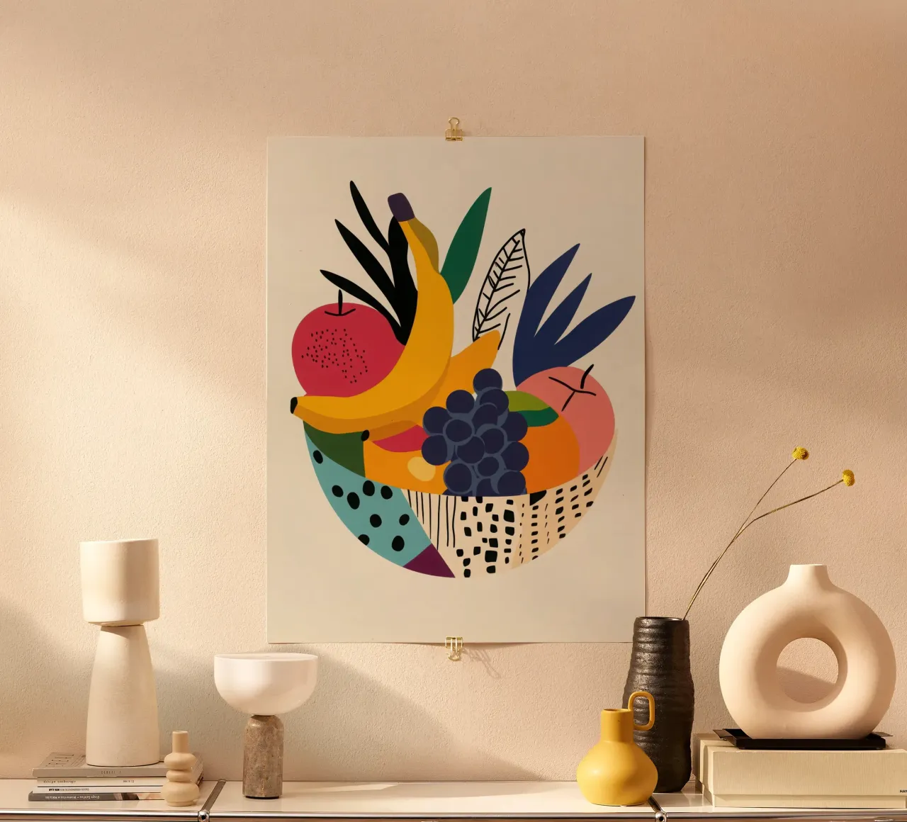 Tropical energy and graphics poster by Pop and Fruits - Affiches & posters