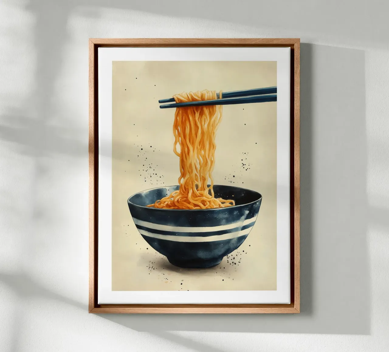 Tagliatelle asiatiche tela con Cornice a cassetta da Spice & Style