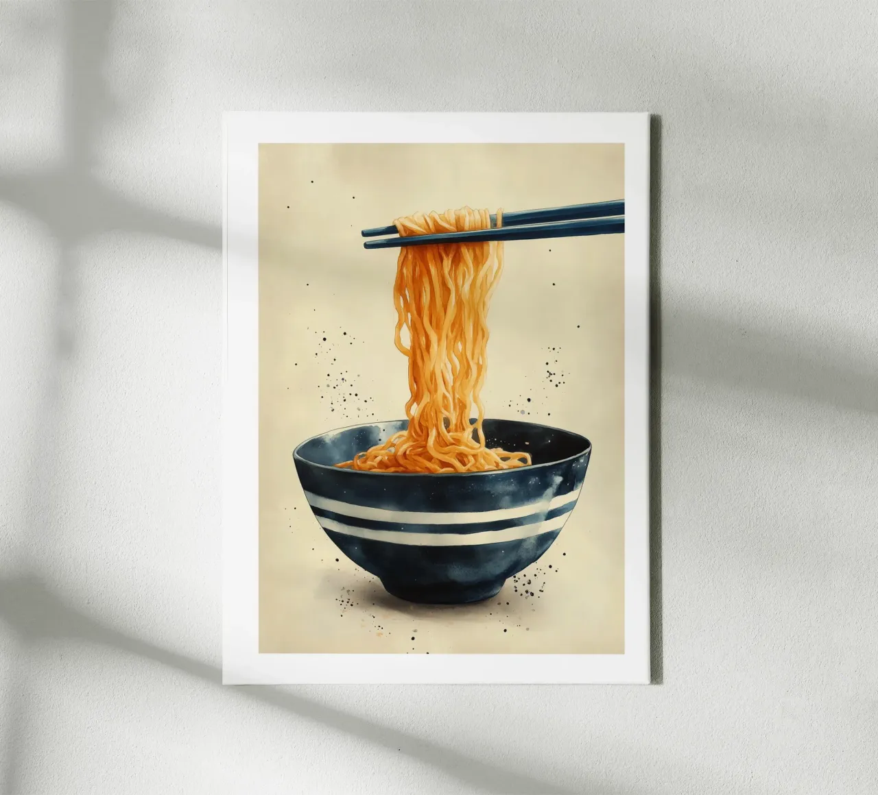 Tagliatelle asiatiche tela con Cornice a cassetta da Spice & Style