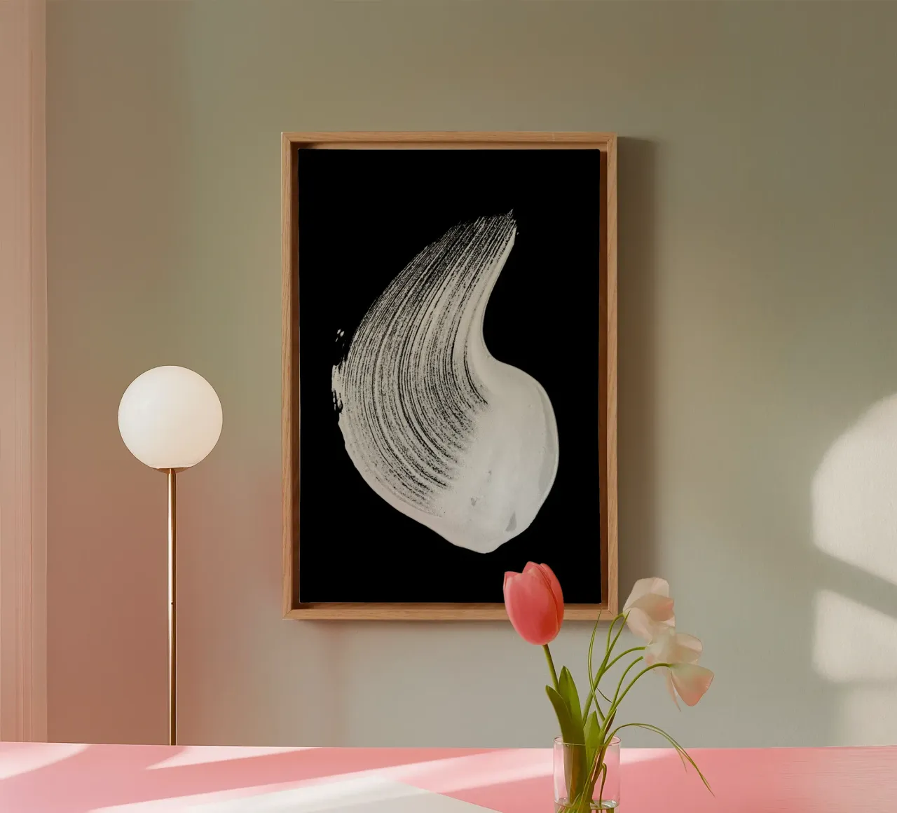 Minimalism 04 canvas with Floater frame by Shot By Clint