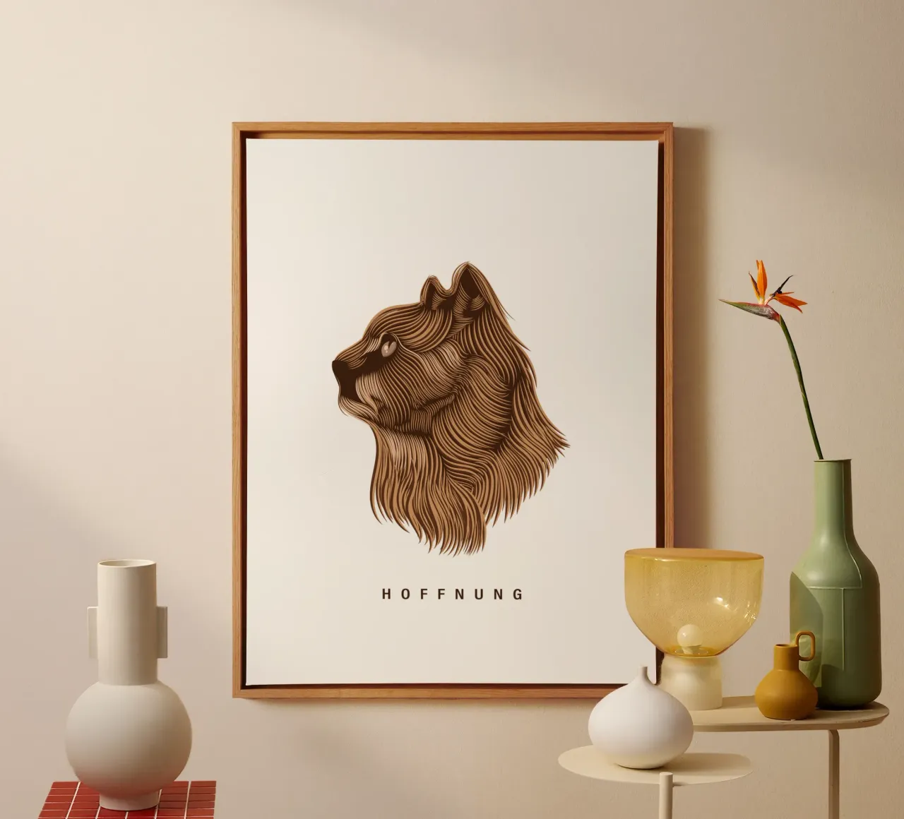 Hoop in het Wild canvas met Baklijst van Gift For You