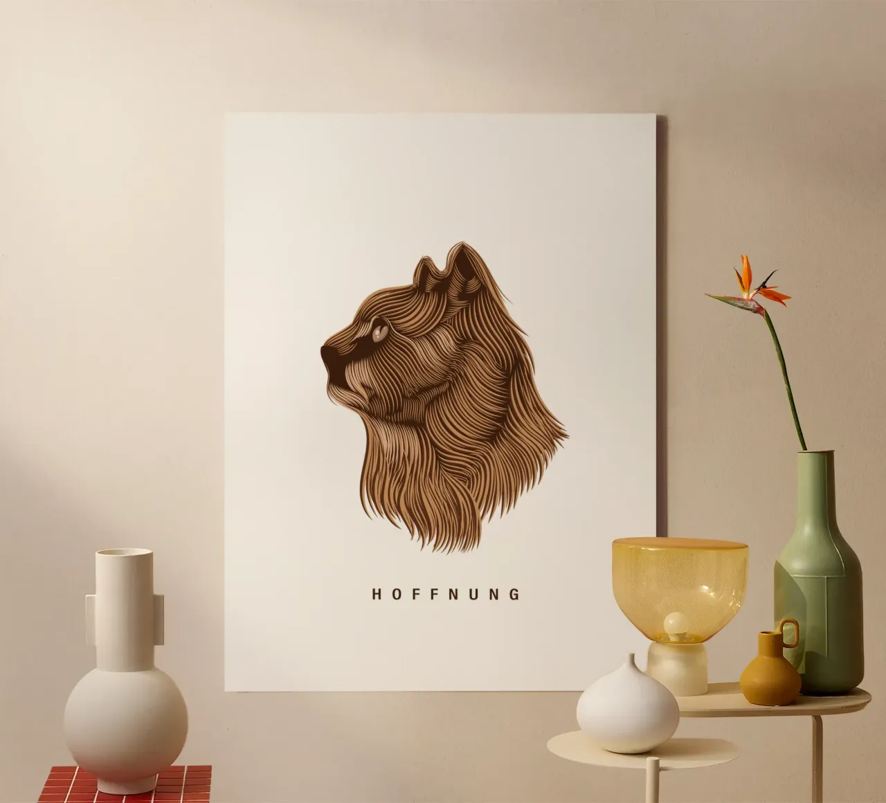 Hoop in het Wild canvas met Baklijst van Gift For You
