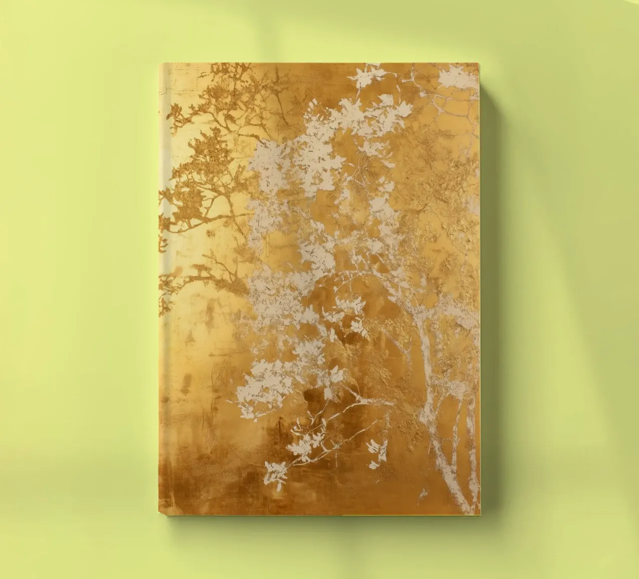 Albero artistico bianco e oro diario da Justyna Jaszke JBJart