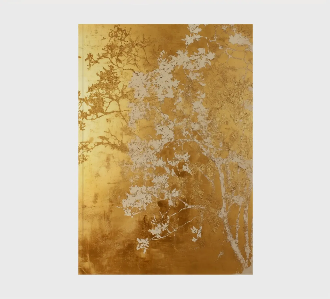 Albero artistico bianco e oro diario da Justyna Jaszke JBJart