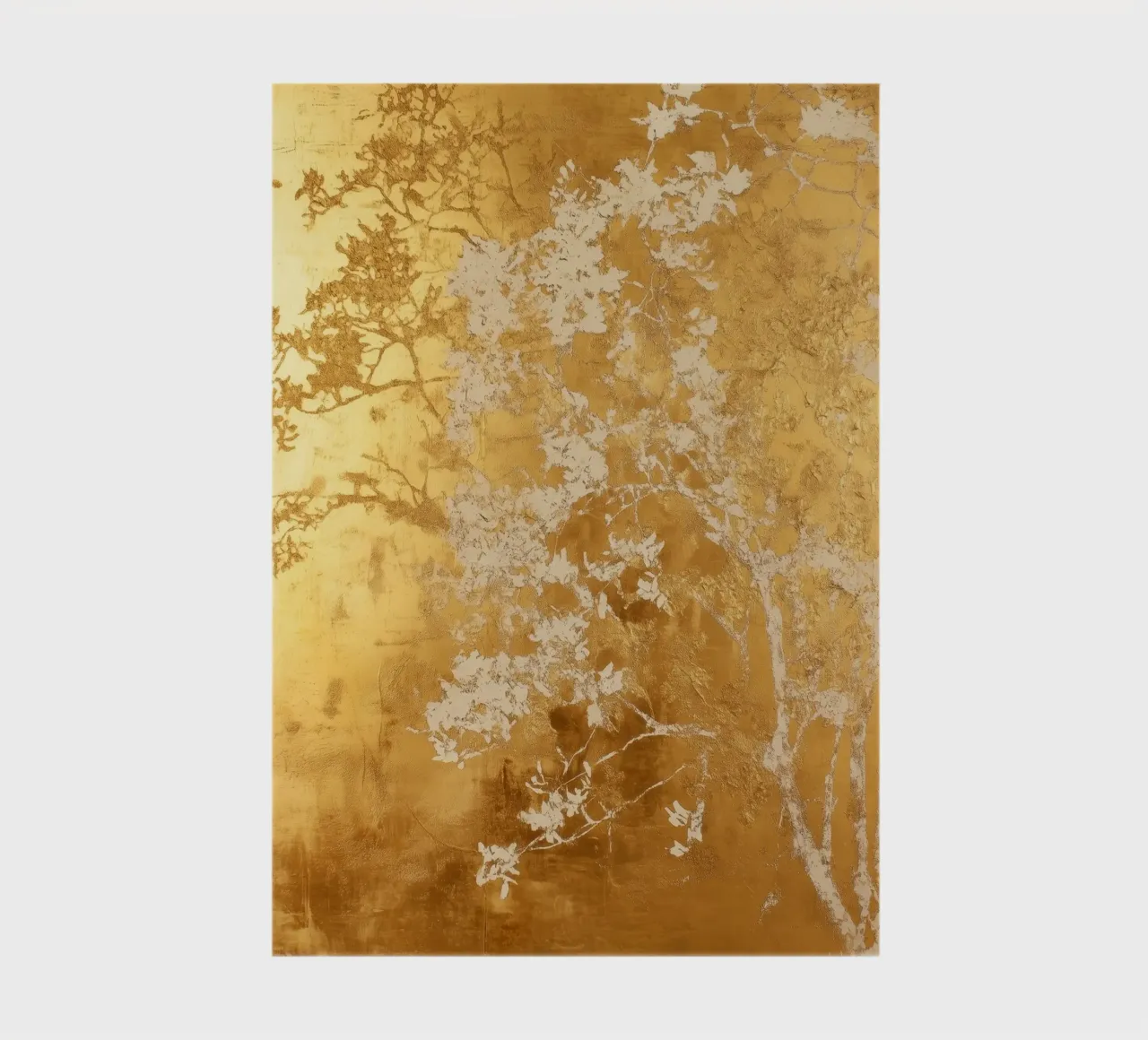 Albero artistico bianco e oro diario da Justyna Jaszke JBJart