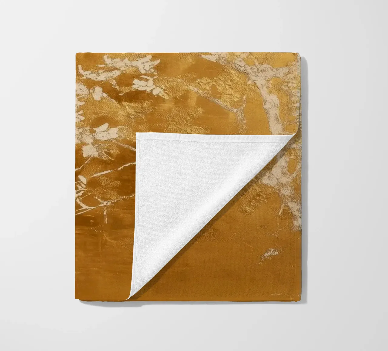 Albero artistico bianco e oro telo mare da Justyna Jaszke JBJart