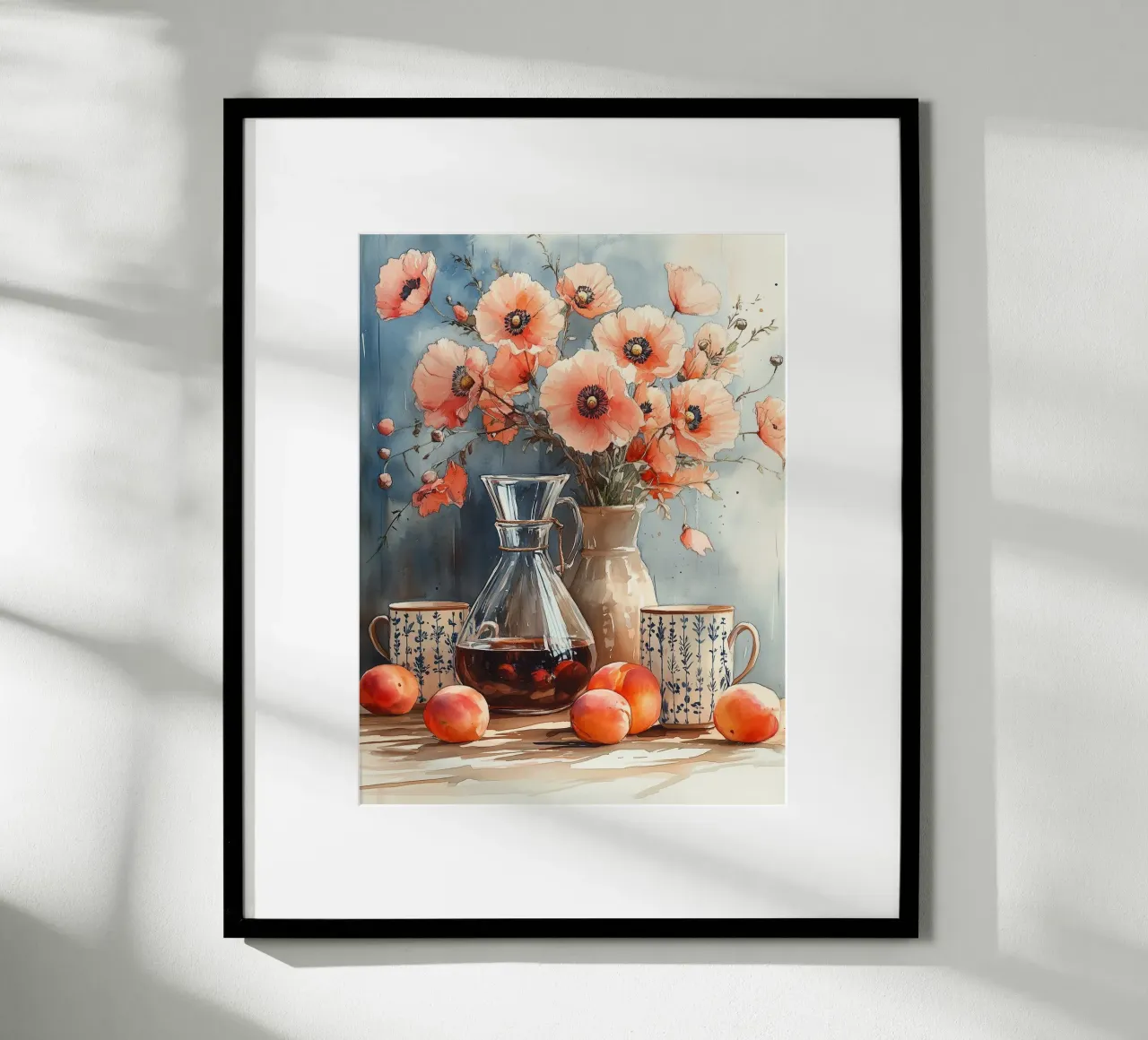 Natura morta con papaveri poster da Spice & Style