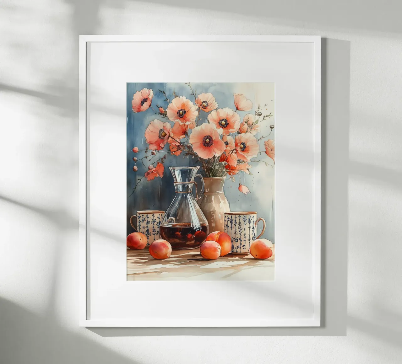 Natura morta con papaveri poster da Spice & Style