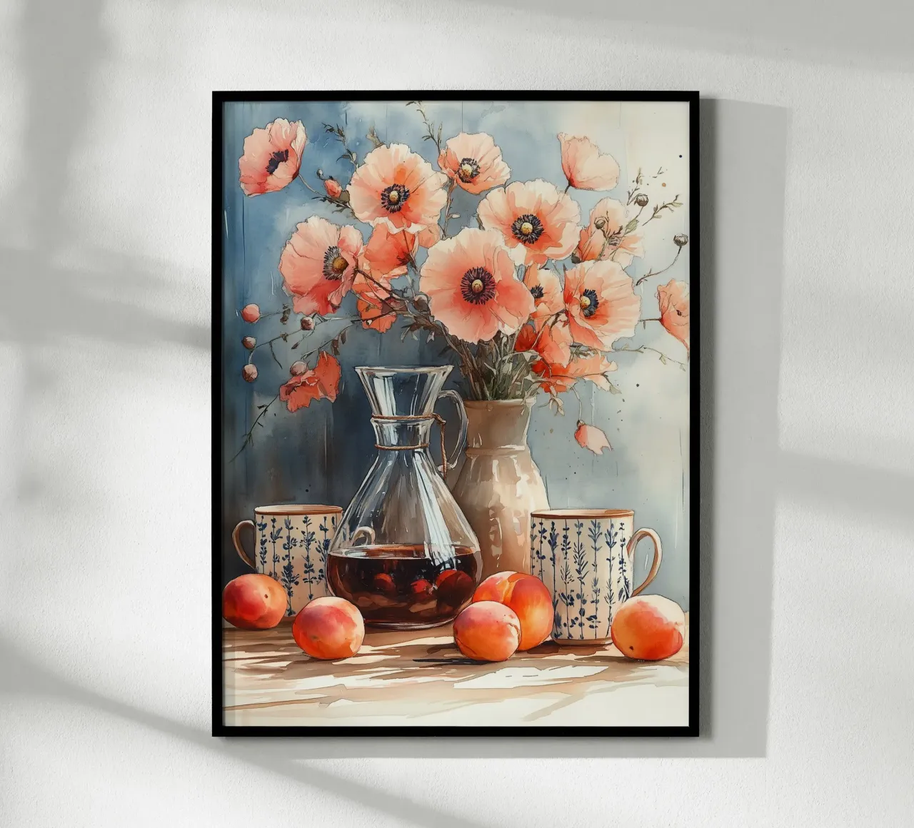 Natura morta con papaveri poster da Spice & Style
