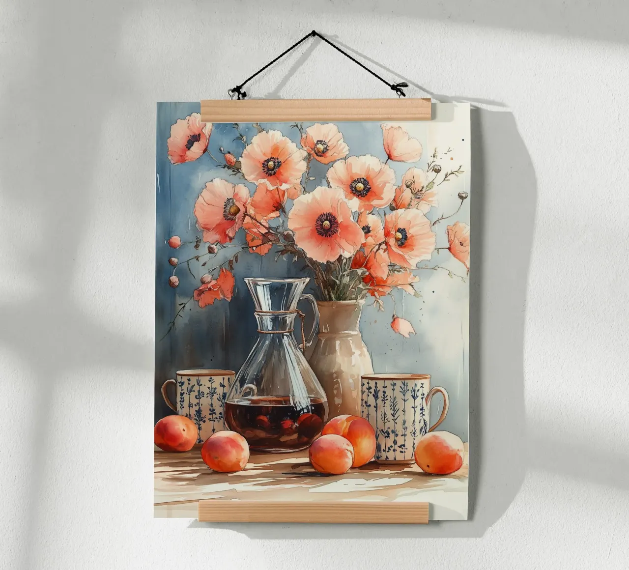 Natura morta con papaveri poster da Spice & Style