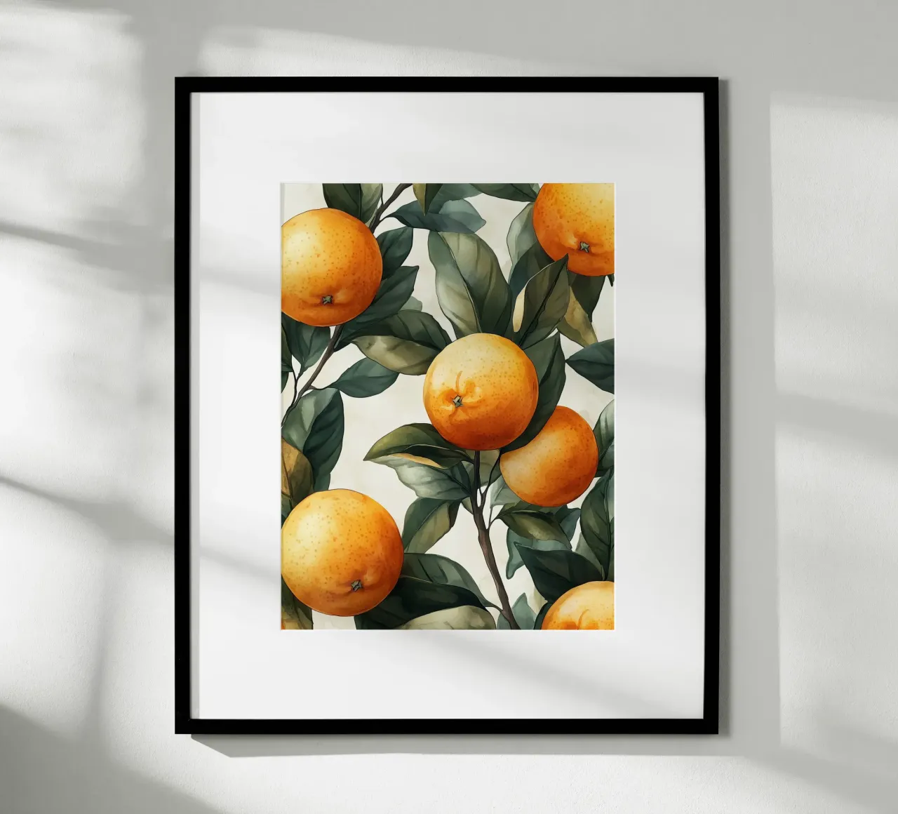 Oranges on branches poster by Spice & Style