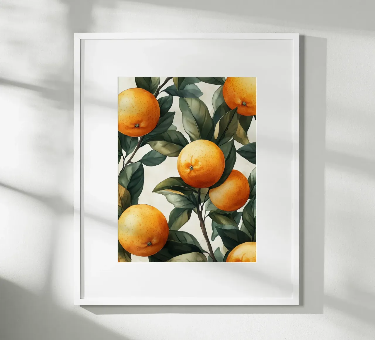 Oranges on branches poster by Spice & Style