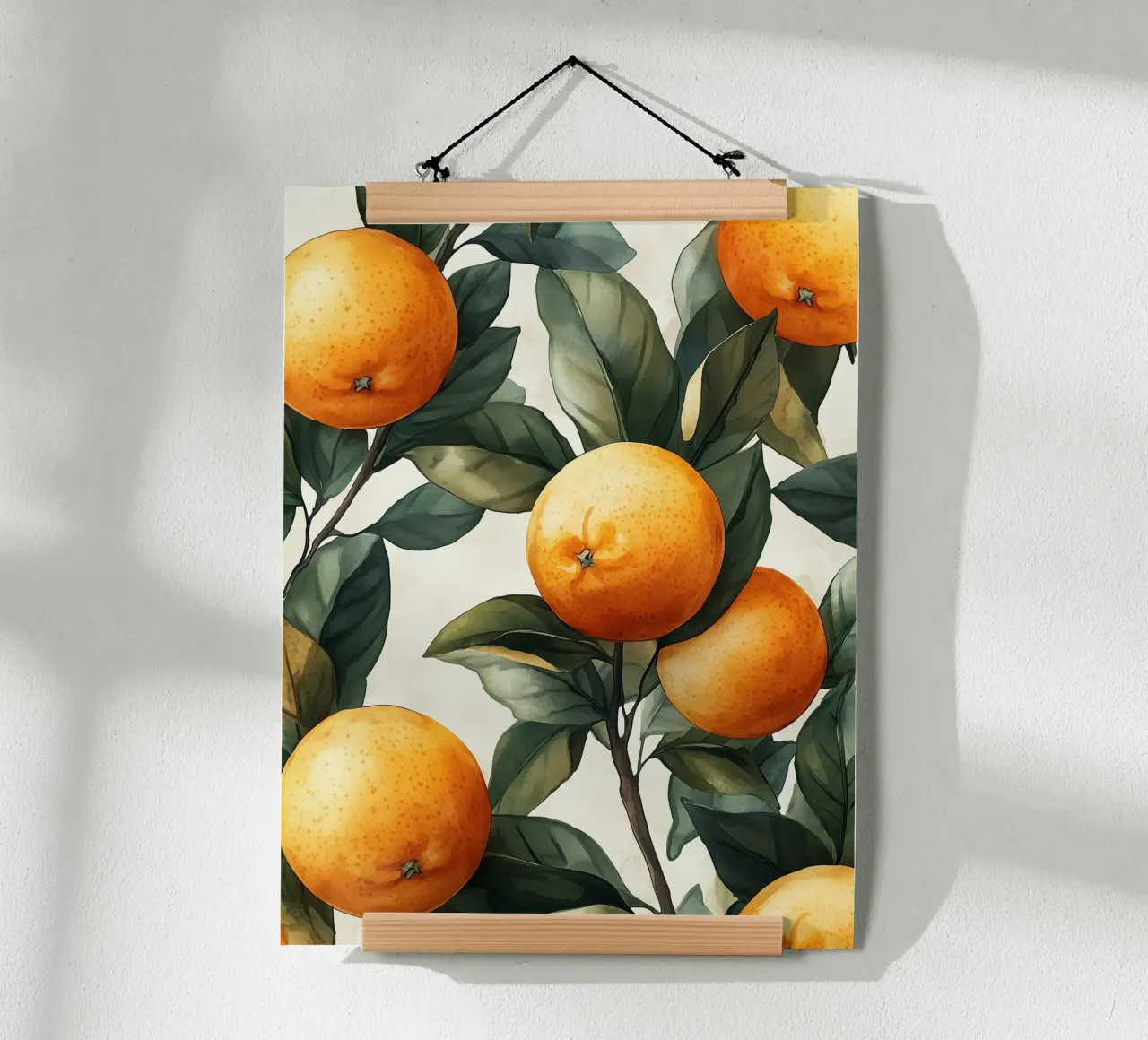 Oranges on branches poster by Spice & Style