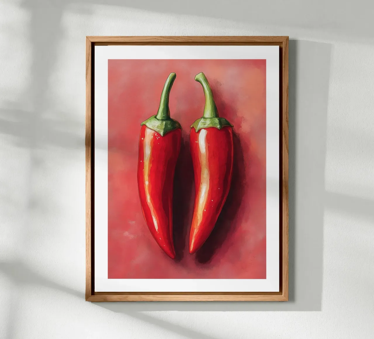 Pimientos rojos aluminio dibond de Spice & Style