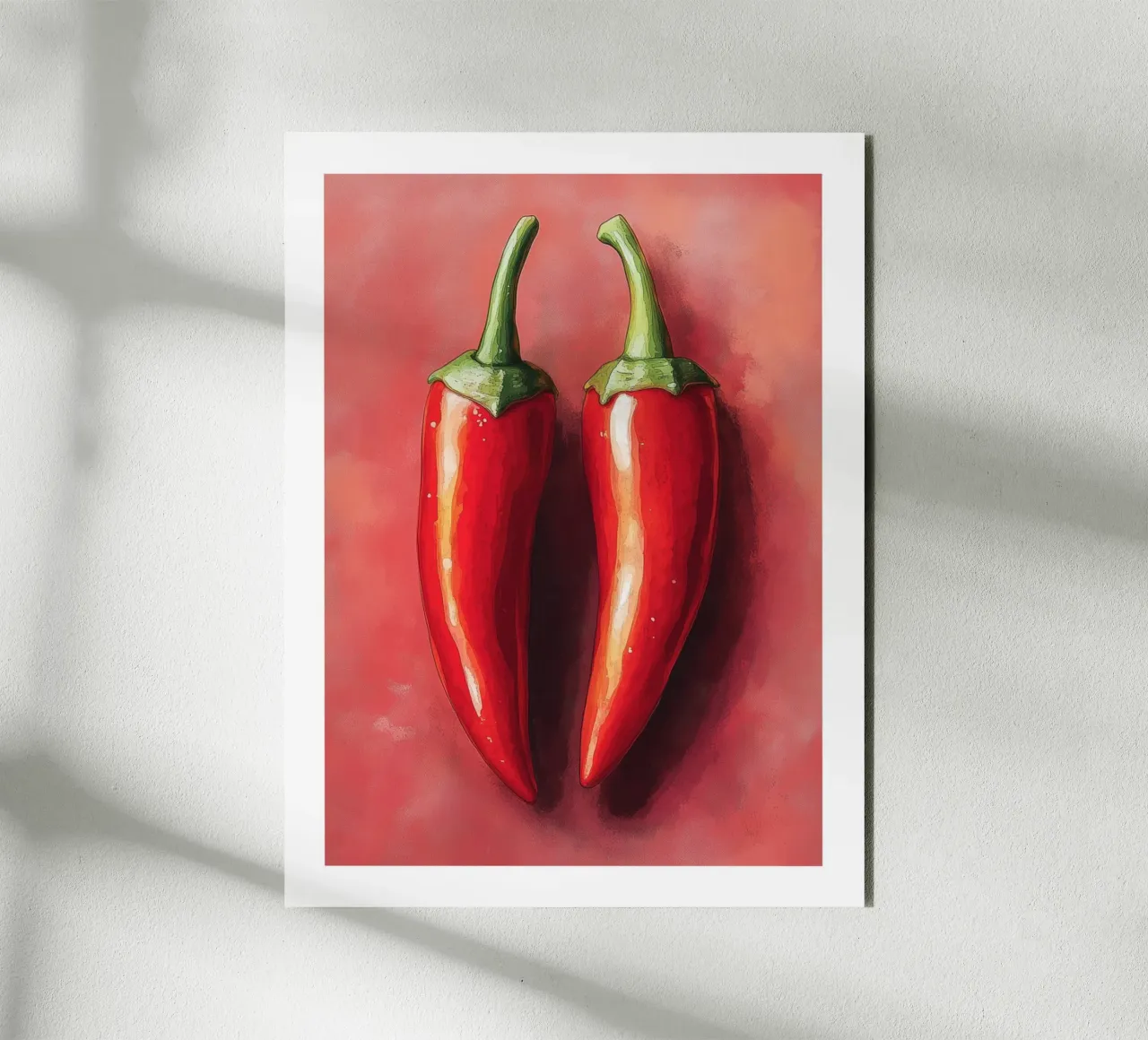 Pimientos rojos aluminio dibond de Spice & Style