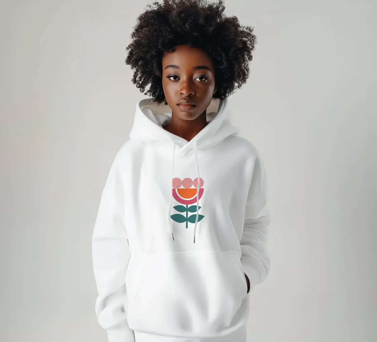 Bloom Pop felpa con cappuccio da SMPLE