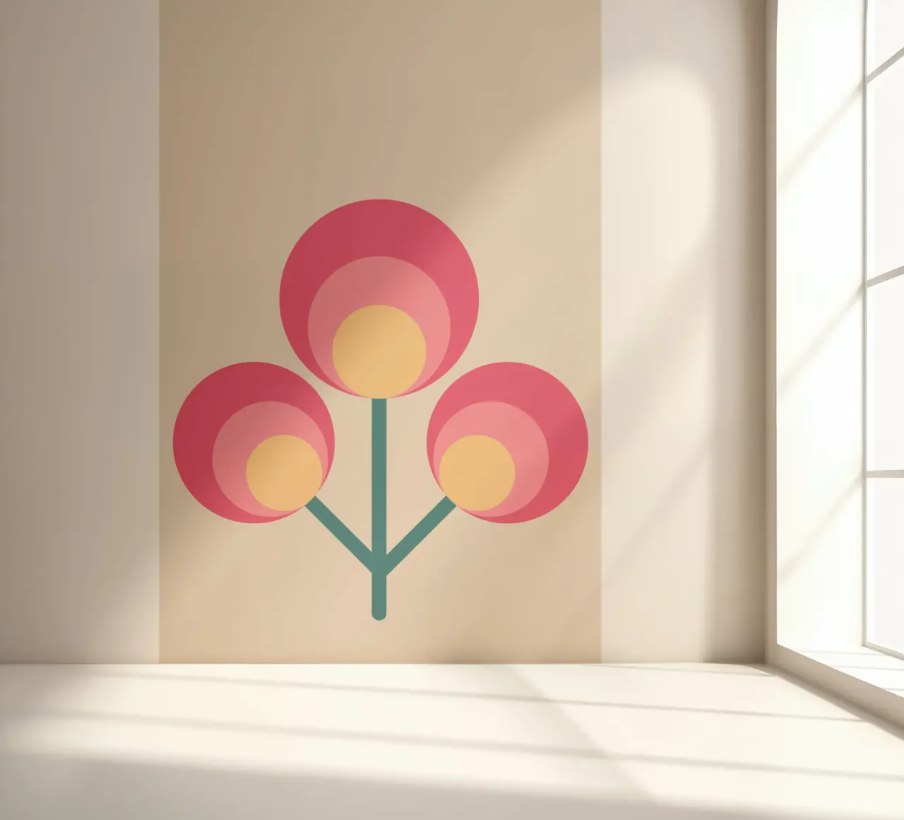 Trio Bloom photo wallpaper by SMPLE