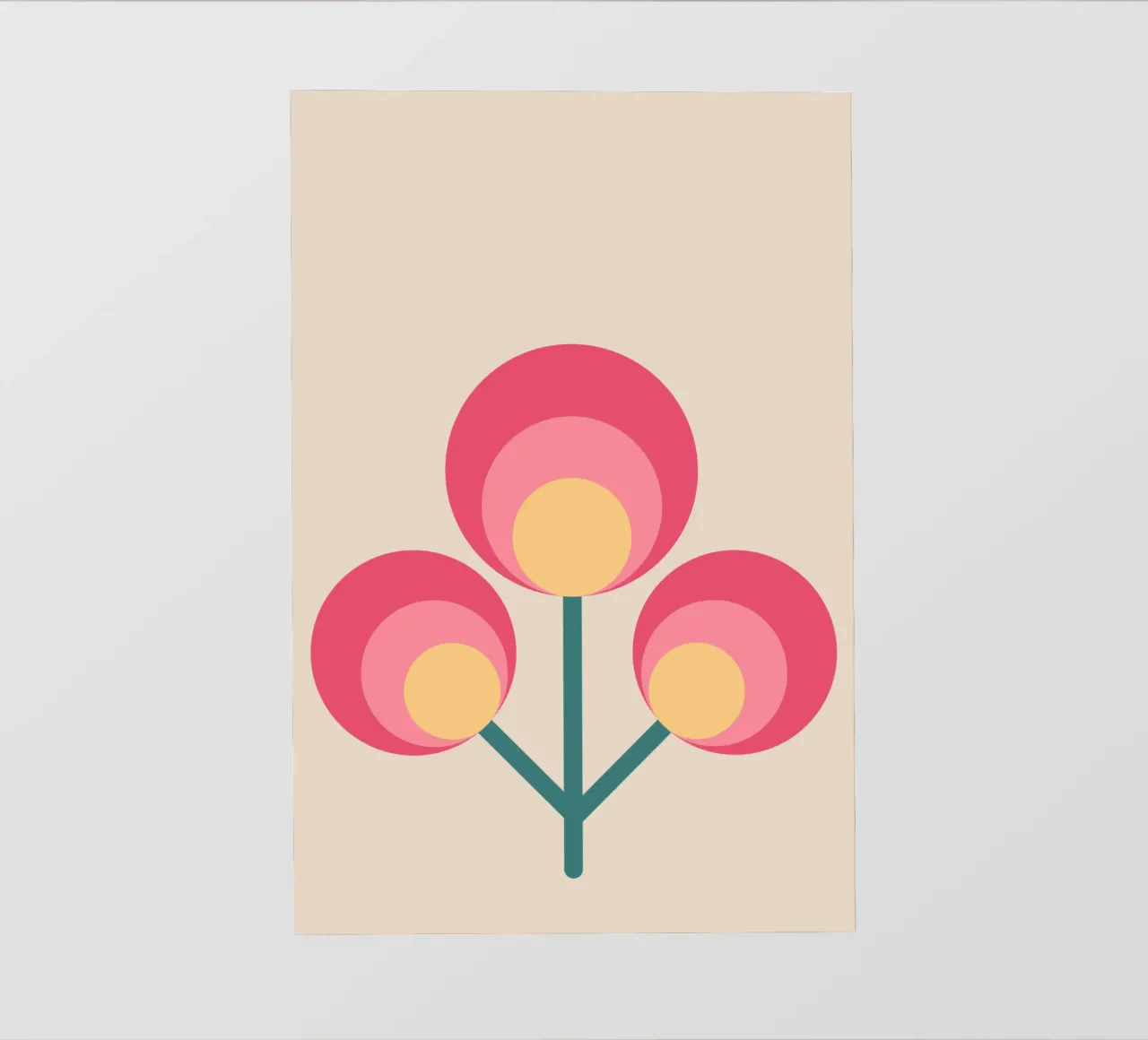 Trio Bloom photo wallpaper by SMPLE
