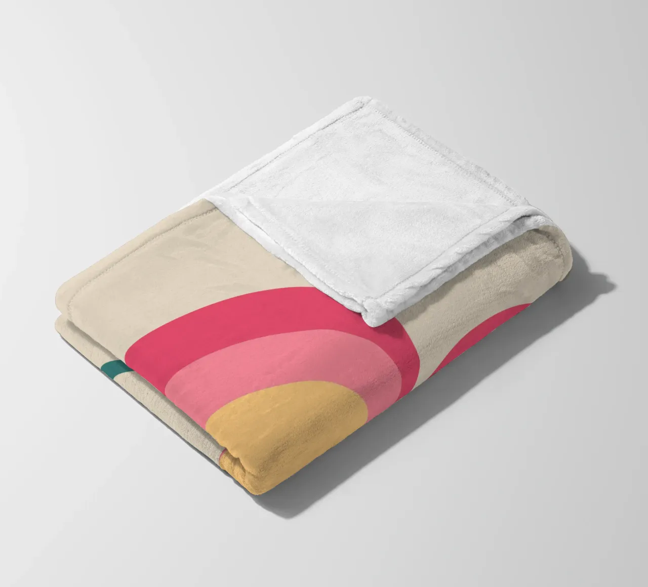 Trio Bloom fleece blanket by SMPLE