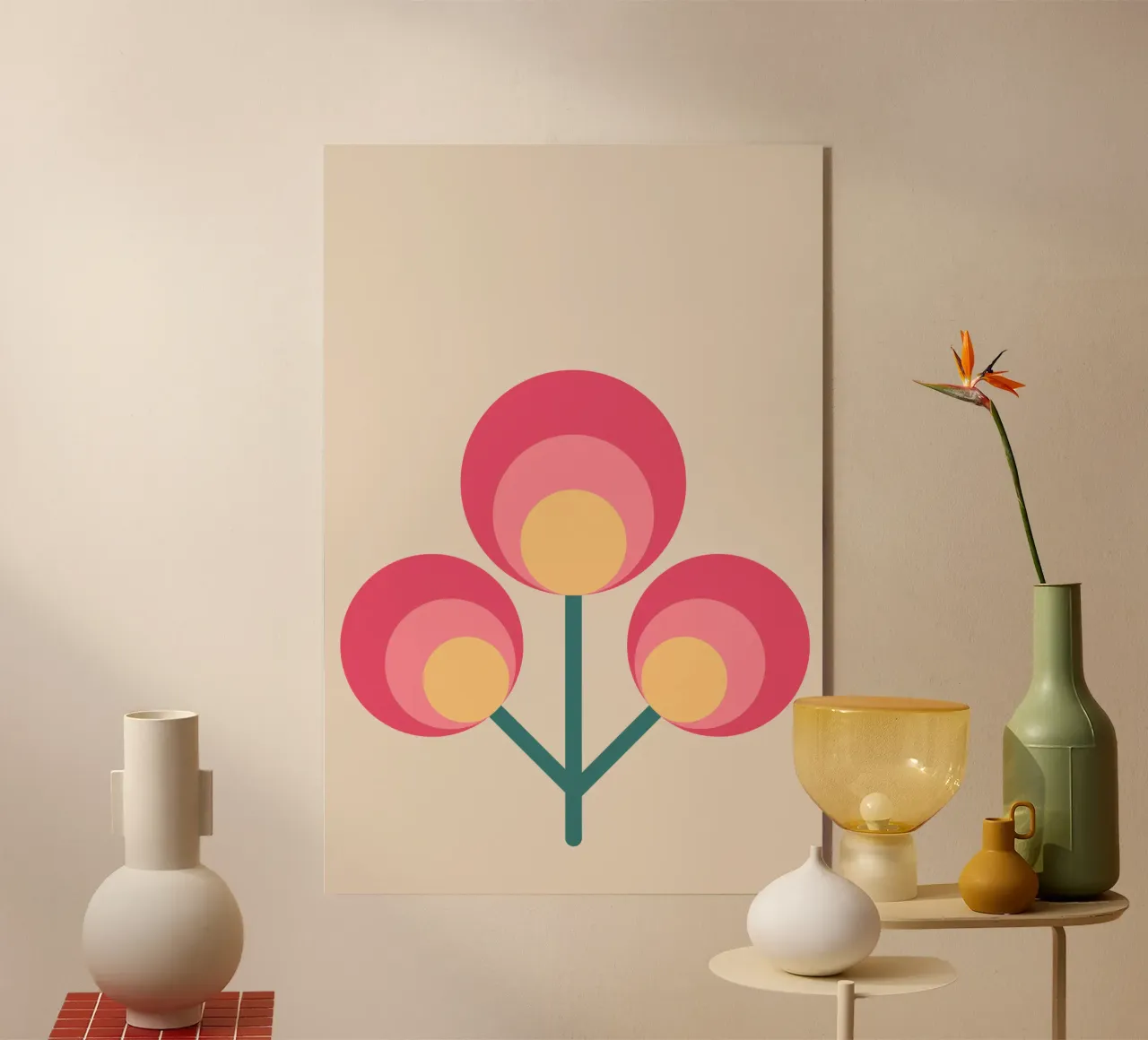 Trio Bloom plexiglass da SMPLE