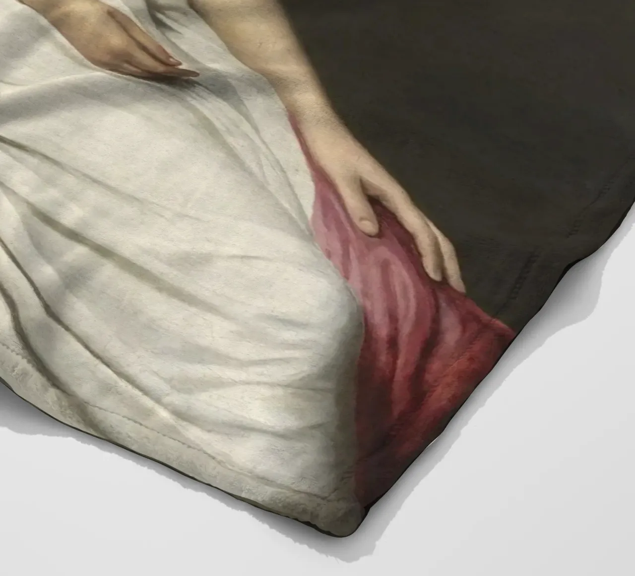 Jacques-Louis David - Ritratto di giovane donna in bianco coperta in pile da William Store