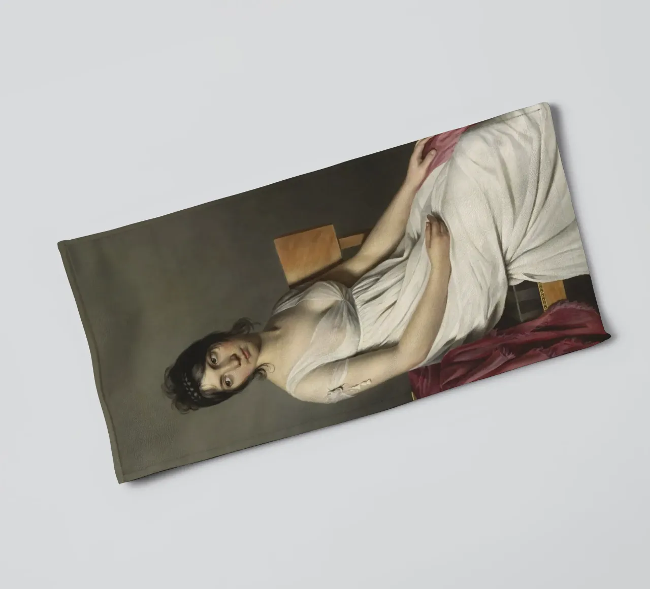 Jacques-Louis David - Portrait d'une jeune femme en blanc serviette de bain de William Store