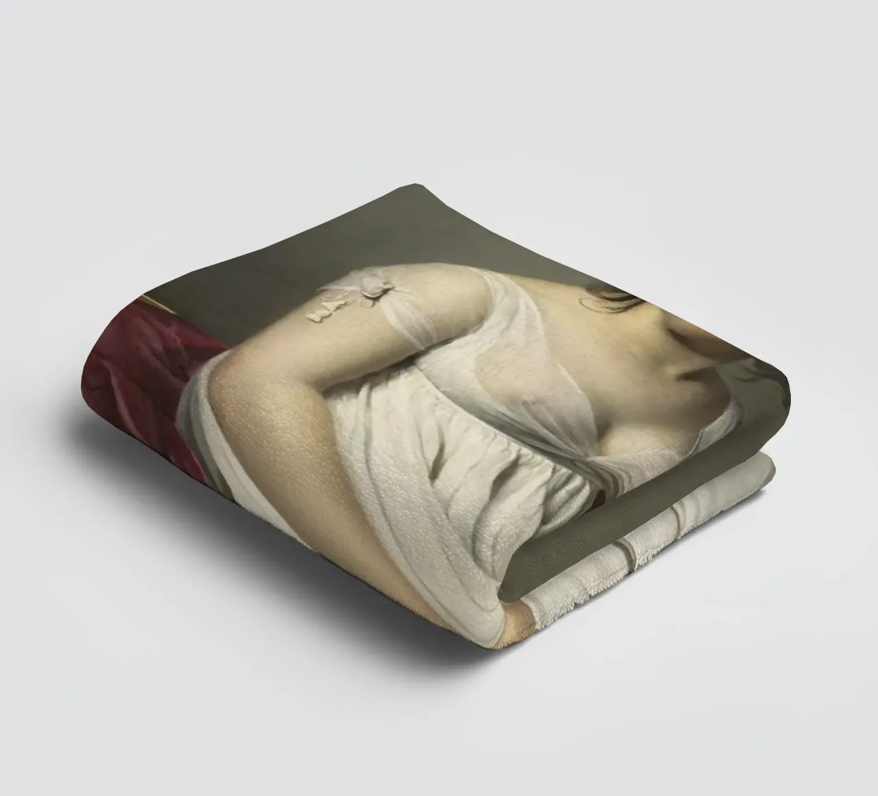 Jacques-Louis David - Portrait d'une jeune femme en blanc serviette de bain de William Store