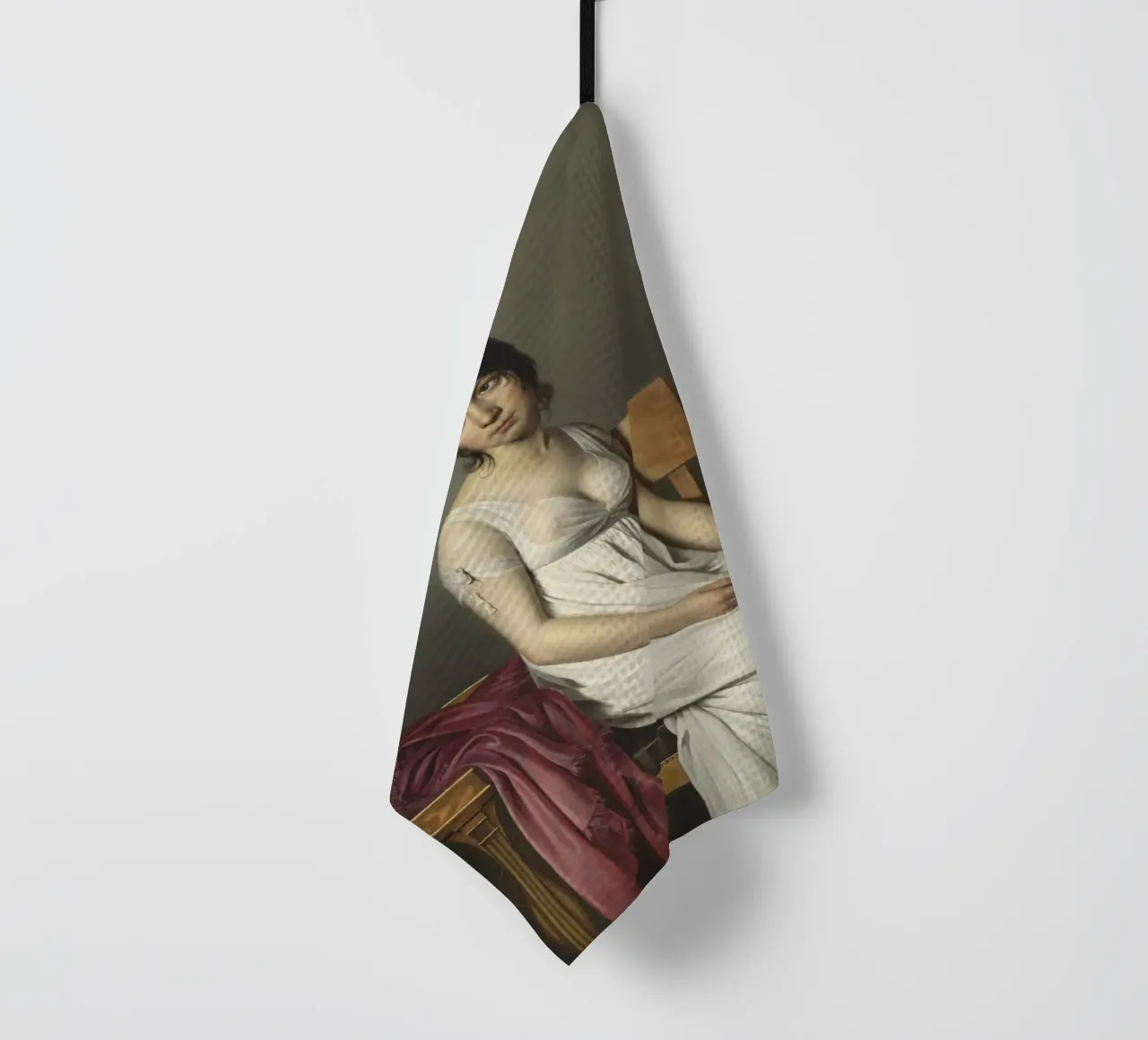 Jacques-Louis David - Ritratto di giovane donna in bianco canovaccio da cucina da William Store