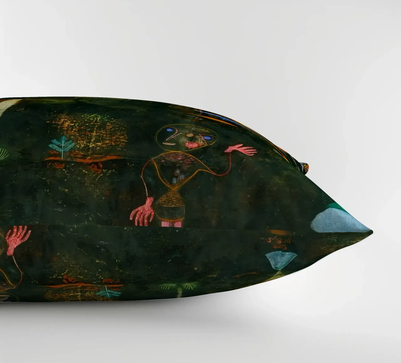 Paul Klee - Fish Magic decorative cushion by Timeless Artworks