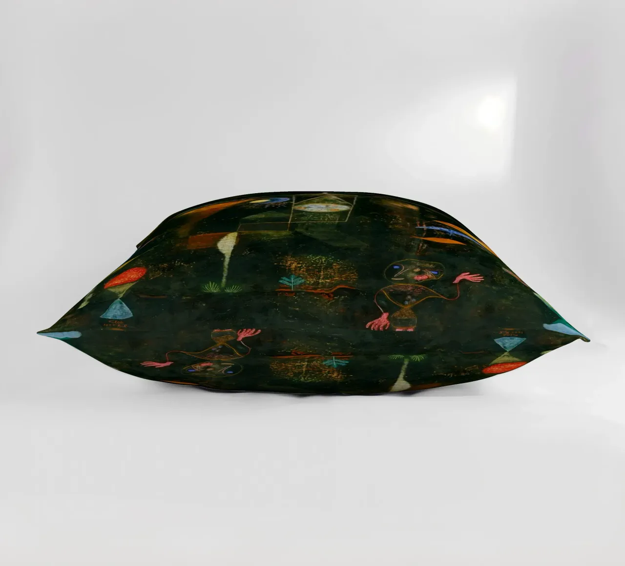 Paul Klee - Fish Magic decorative cushion by Timeless Artworks