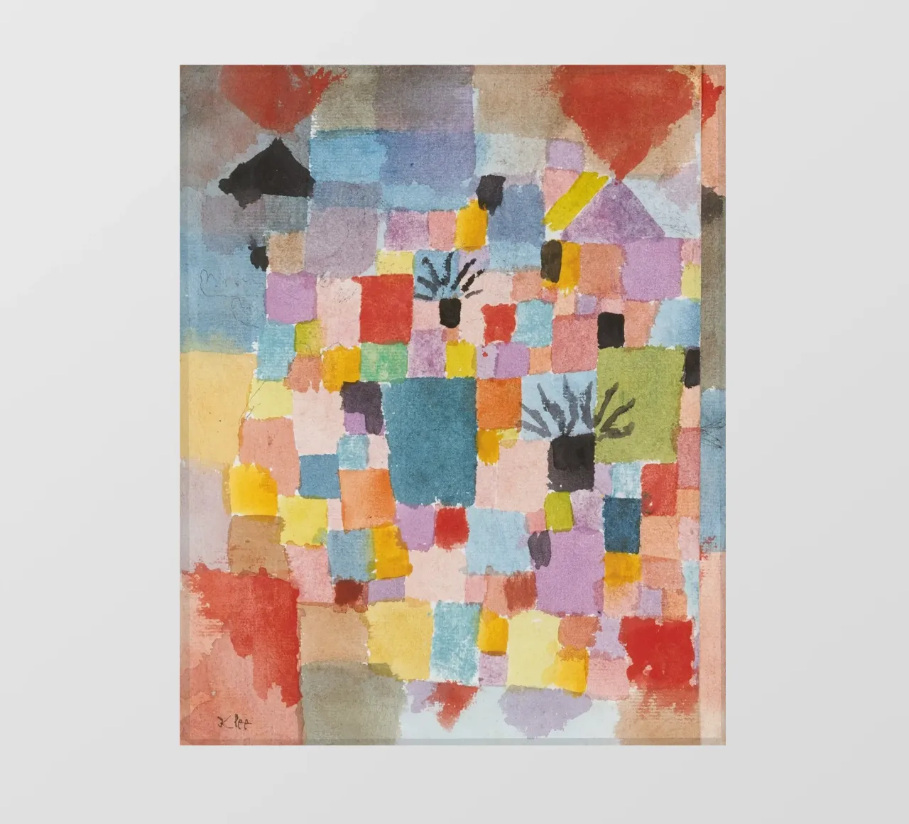 Paul Klee - Giardini del Sud telo in pvc da Timeless Artworks