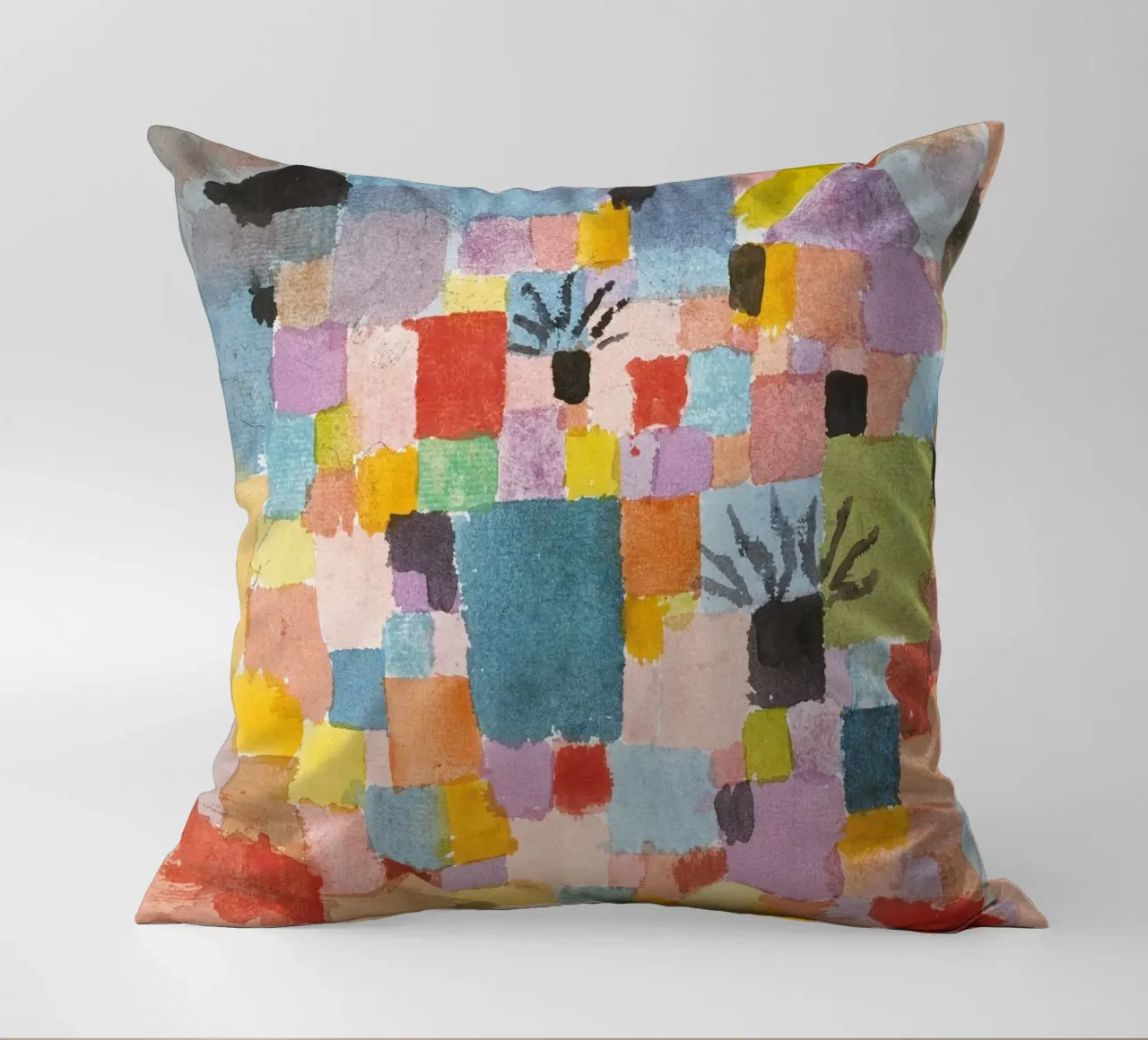Paul Klee - Giardini del Sud cuscino da Timeless Artworks