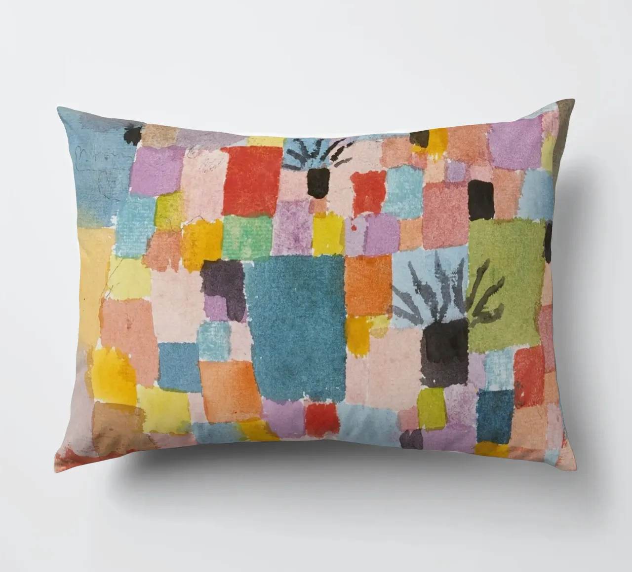 Paul Klee - Giardini del Sud cuscino da Timeless Artworks