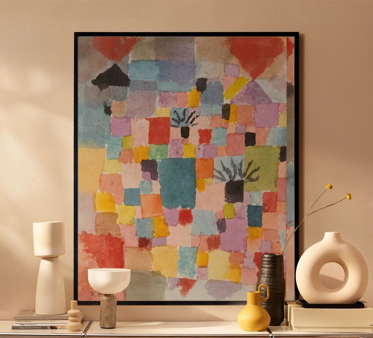 Paul Klee - Südliche Gärten Poster von Timeless Artworks