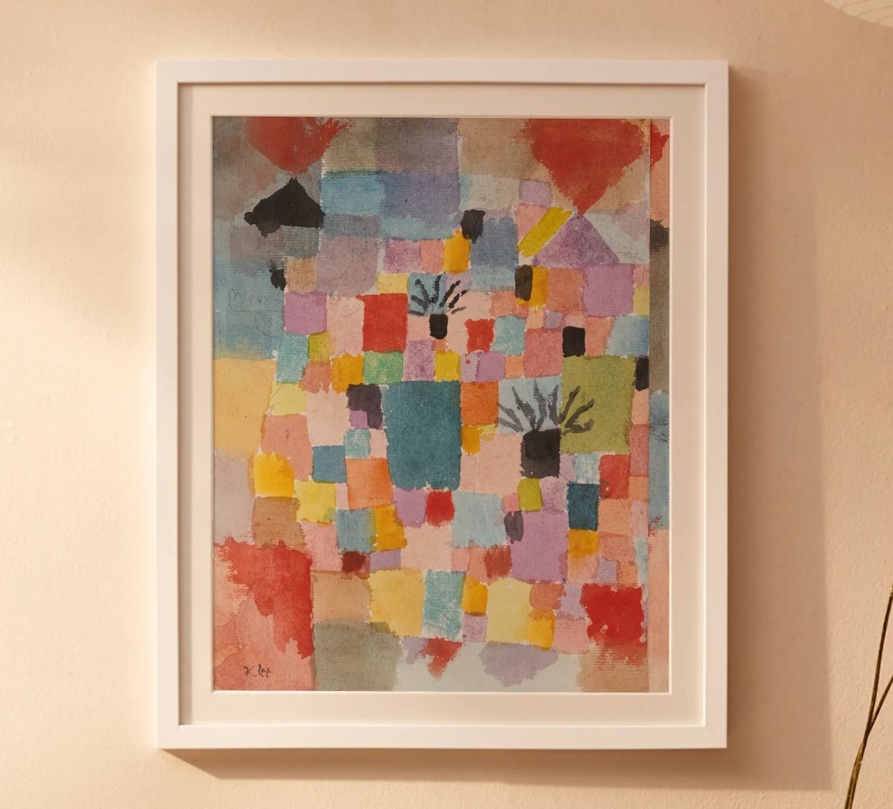 Paul Klee - Südliche Gärten Poster von Timeless Artworks
